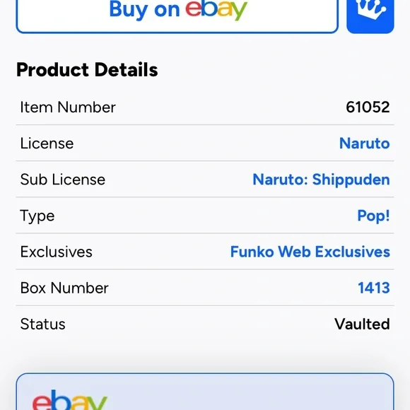 Funko Exclusive Yellow Minato Namikaze Figure - Picture 8 of 8